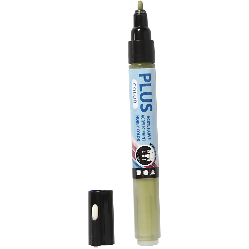 Plus Color Marker, L: 14,5 cm, joon 1-2 mm, eukalüpt, 5,5 ml, 1 tk