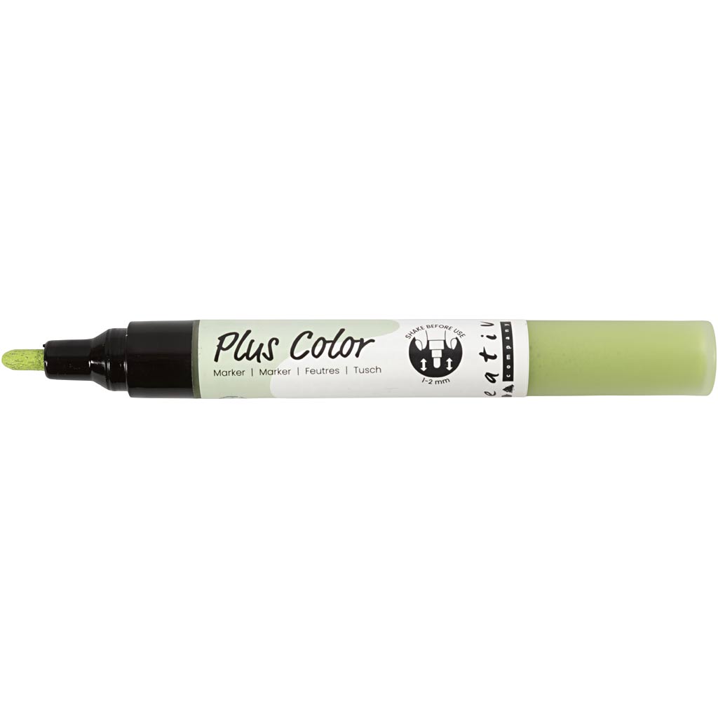Plus Color Marker, L: 14,5 cm, joon 1-2 mm, lehe roheline, 5,5 ml, 1 tk - Image 2