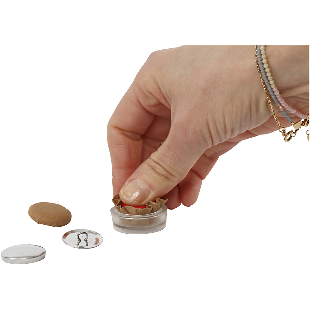 DIY kaetud nööbid, diameeter. 22 mm, 12 tk/ 1 pakk - Image 6