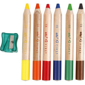 EDU First, paksus 13 mm, plii 8 mm, 6 tk/ 1 pakk