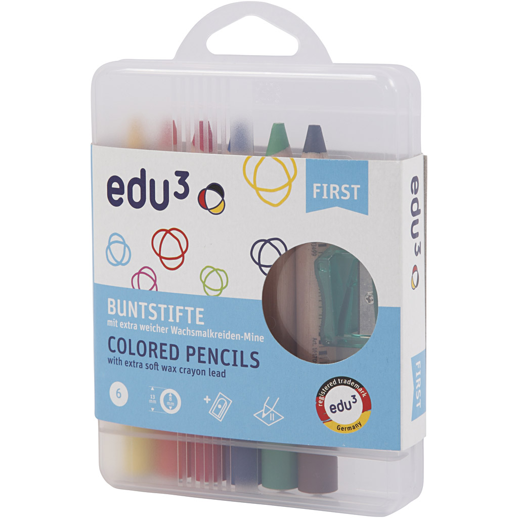 EDU First, paksus 13 mm, plii 8 mm, 6 tk/ 1 pakk - Image 3