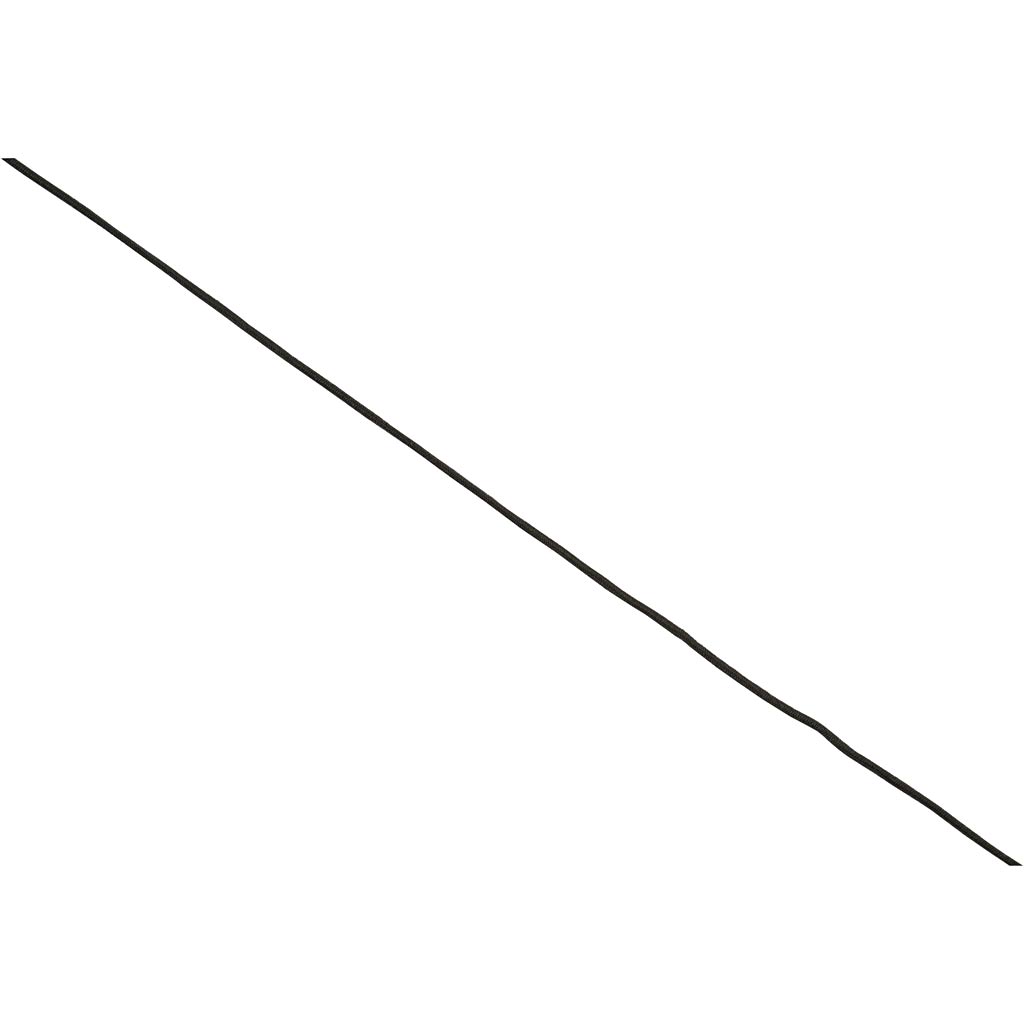 Elastne nöör, paksus 1 mm, must, 25 m/ 1 rull - Image 3