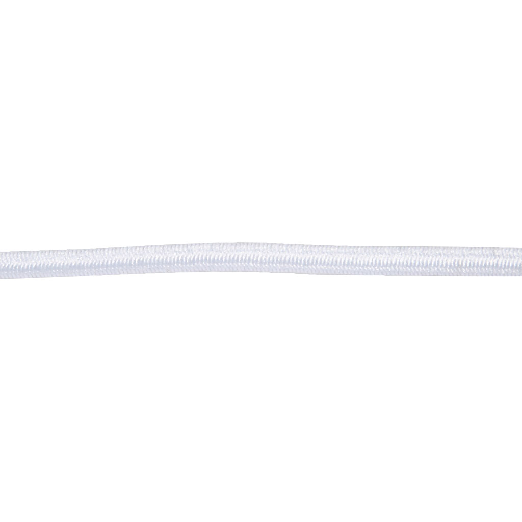 Elastne nöör, paksus 2 mm, valge, 25 m/ 1 rull - Pilt 3