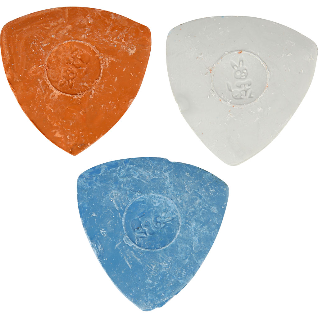 Tailors Chalk, diameeter. 5,5 cm, sinine, punane, valge, 3 tk/ 1 pakk