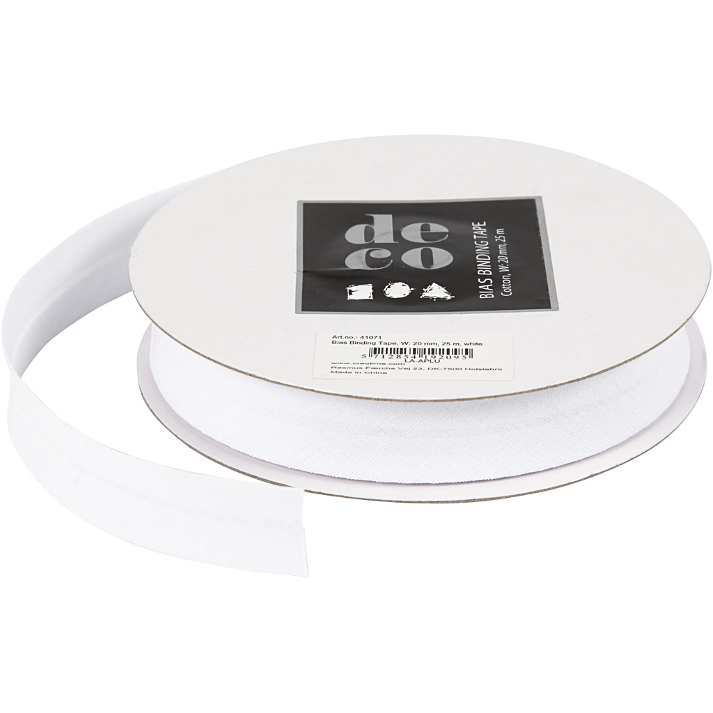 Siduslint, W: 20 mm, valge, 25 m/ 1 rull