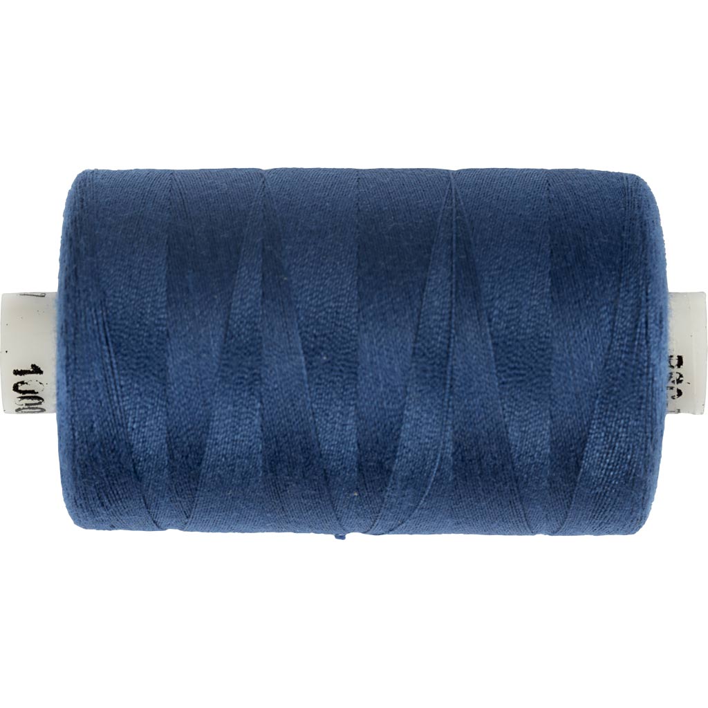 Õmblusniit, polüester, sinine, 1000 m/ 1 rull