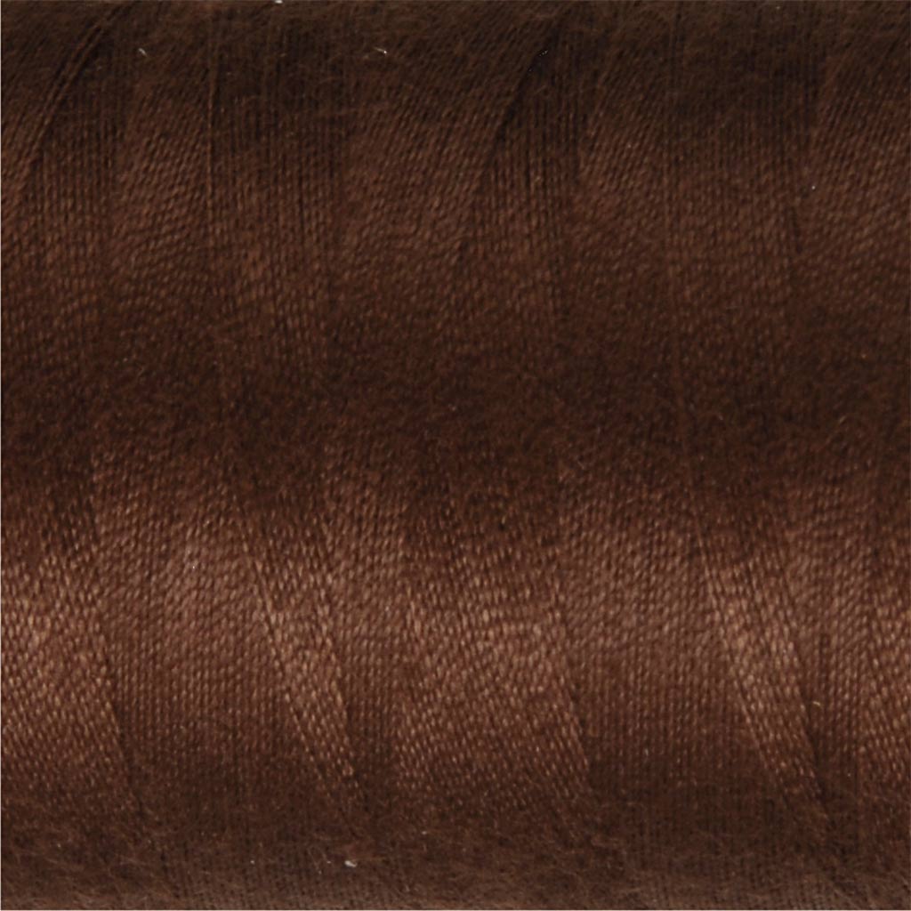 Õmblusniit, polüester, pruun, 1000 m/ 1 rull - Image 2