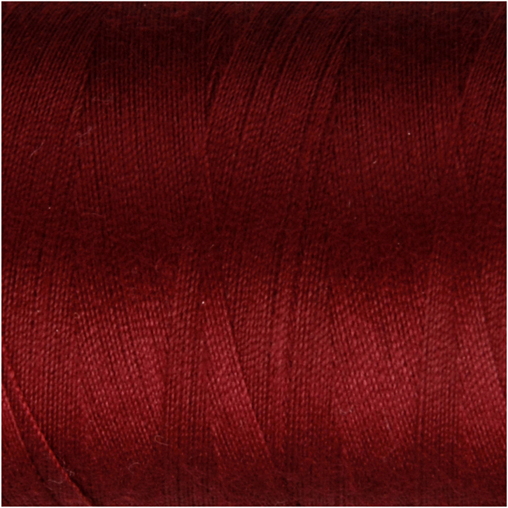 Õmblusniit, veinipunane, 1000 m/ 1 rull - Image 2