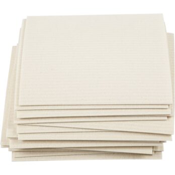 Lapp, suurus 17x19,5 cm, naturaalvalge, 20 tk/ 1 pakk