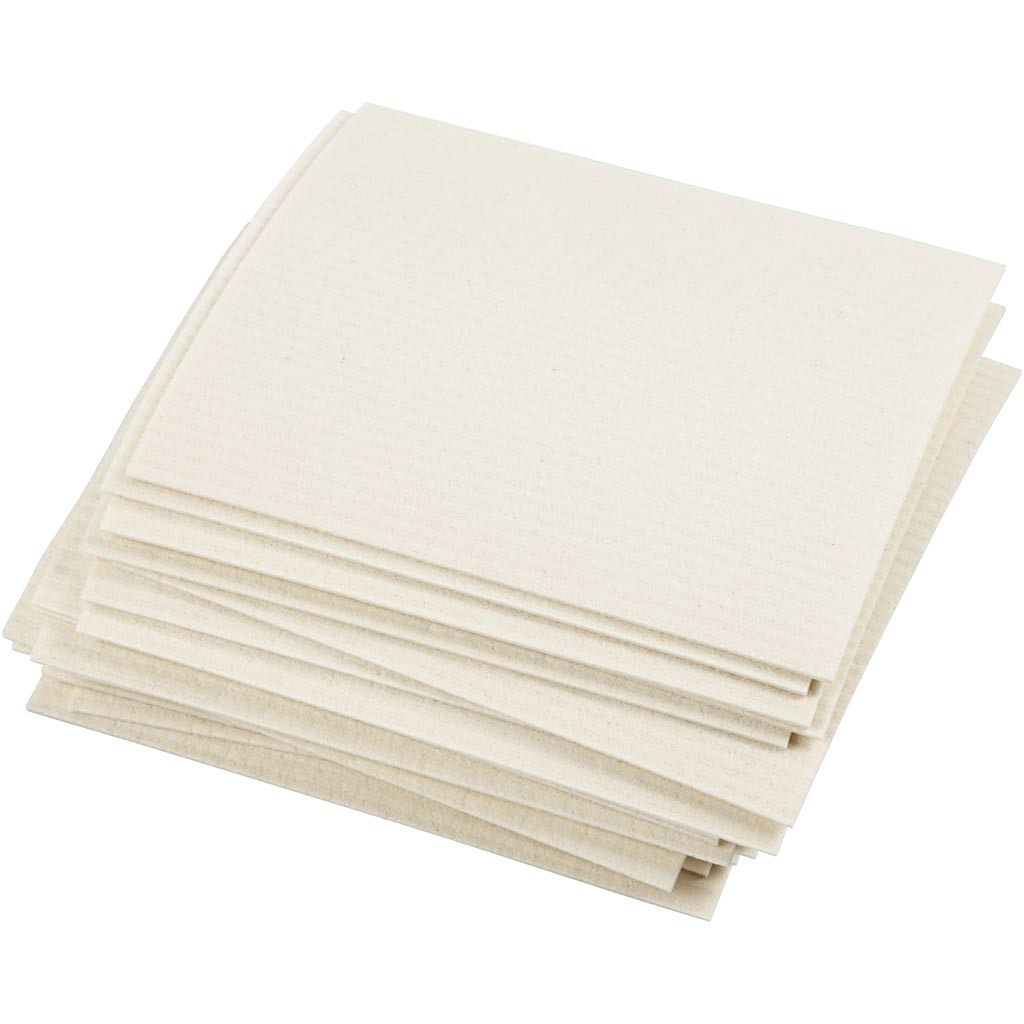 Lapp, suurus 17x19,5 cm, naturaalvalge, 20 tk/ 1 pakk - Image 3