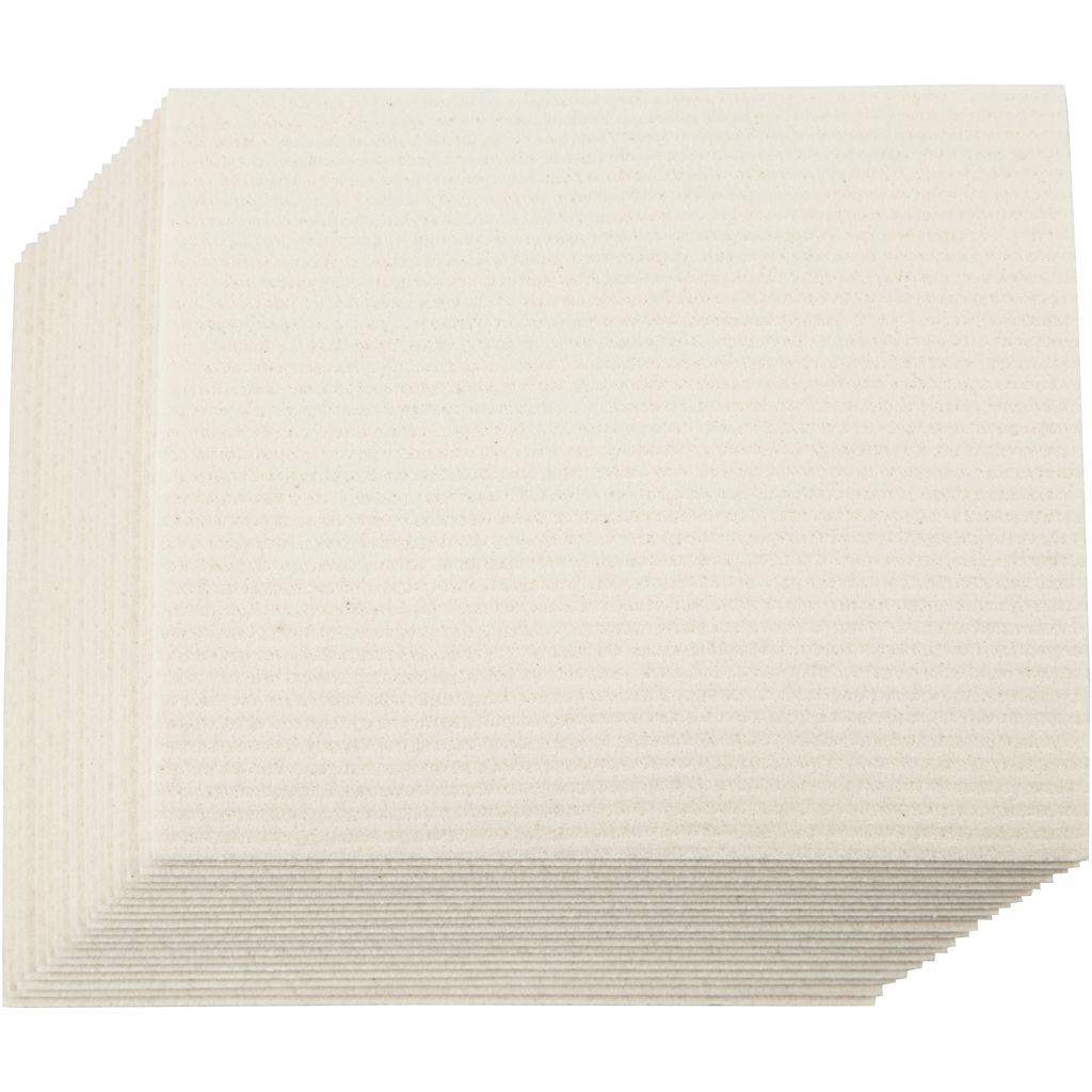 Lapp, suurus 17x19,5 cm, naturaalvalge, 20 tk/ 1 pakk - Image 5