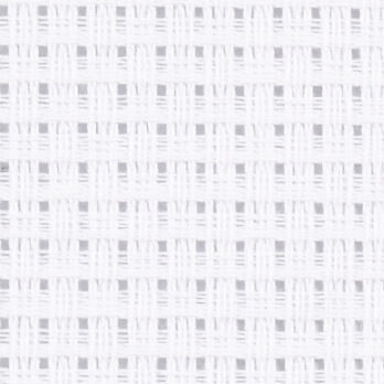 Aida kangas, suurus 50x50 cm, 24 ruutu 10 cm kohta, valge, 1 tk.
