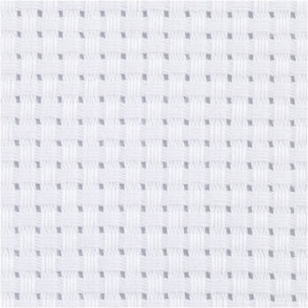 Aida kangas, laius 150 cm, 35 ruutu 10 cm kohta, valge, 3 m/ 1 tk.