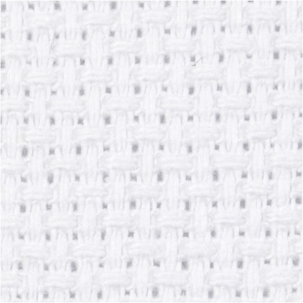 Aida kangas, suurus 50x50 cm, 70 ruutu 10cm kohta, valge, 1 tk. - Image 3