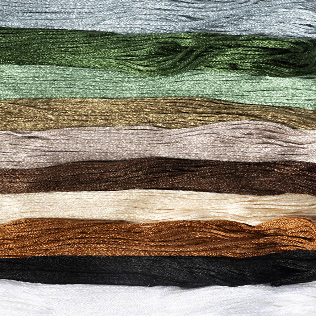 Tikkimisniit, paksus 1 mm, loodusvärvid, 10x8 m/ 1 pakk - Image 4