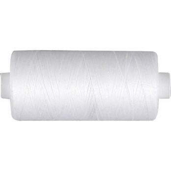 Õmblusniit, valge, 1000 m/ 1 rull