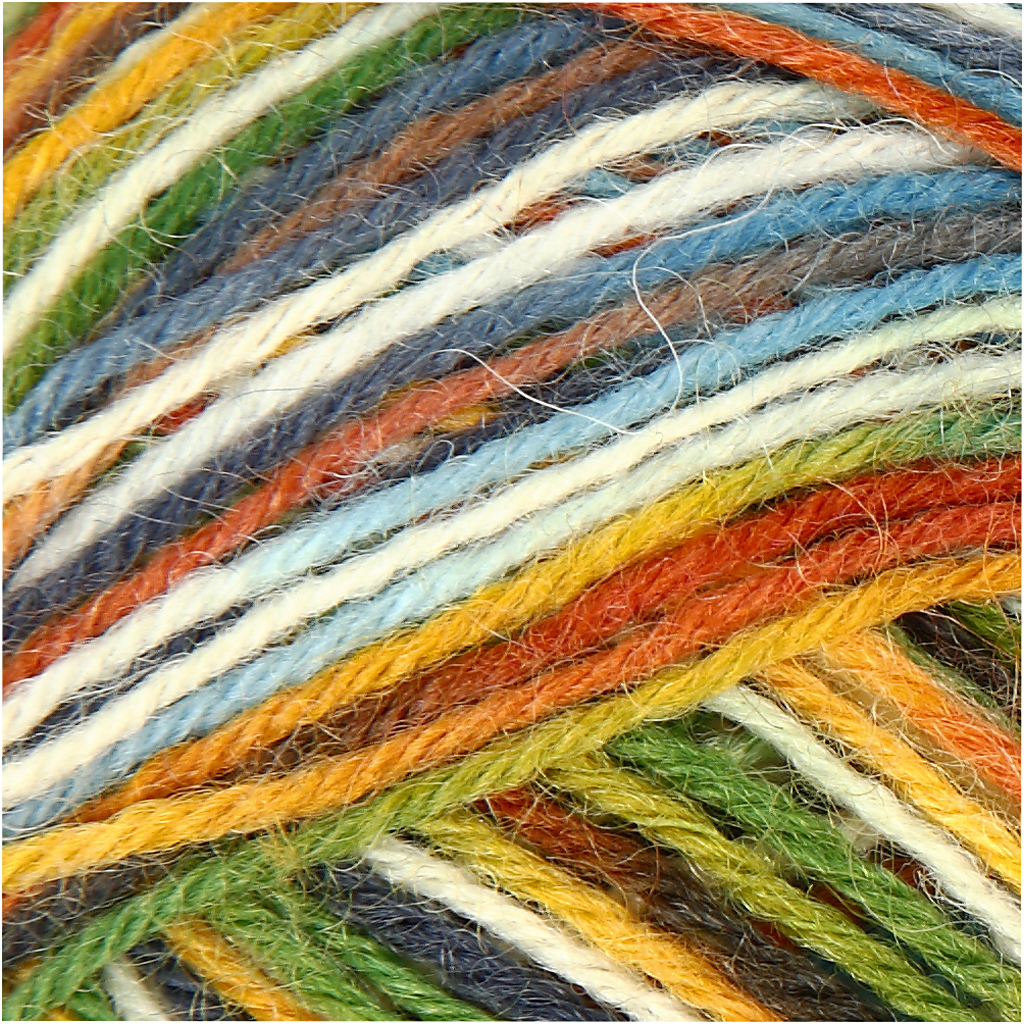 Sokkide lõng, L: 200 M, moosiroheline, 50 g/ 1 pallikas - Image 2