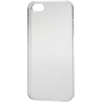 Mobiiltelefoni kate, nr. 5/5S, suurus 6x12,5 cm, paksus 10 mm, läbipaistev, 1 tk.