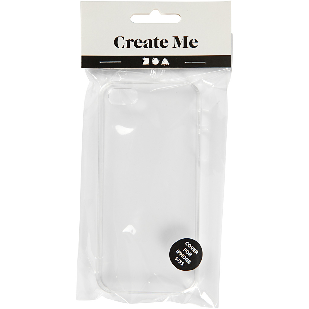 Mobiiltelefoni kate, nr. 5/5S, suurus 6x12,5 cm, paksus 10 mm, läbipaistev, 1 tk. - Image 2