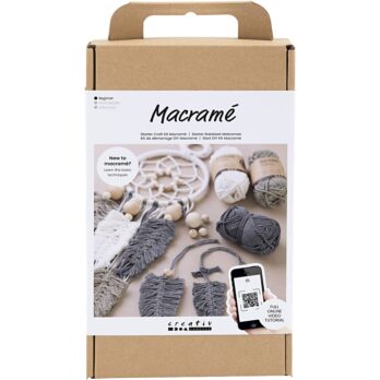 Starter Craft Kit Makramee, 1 pakk