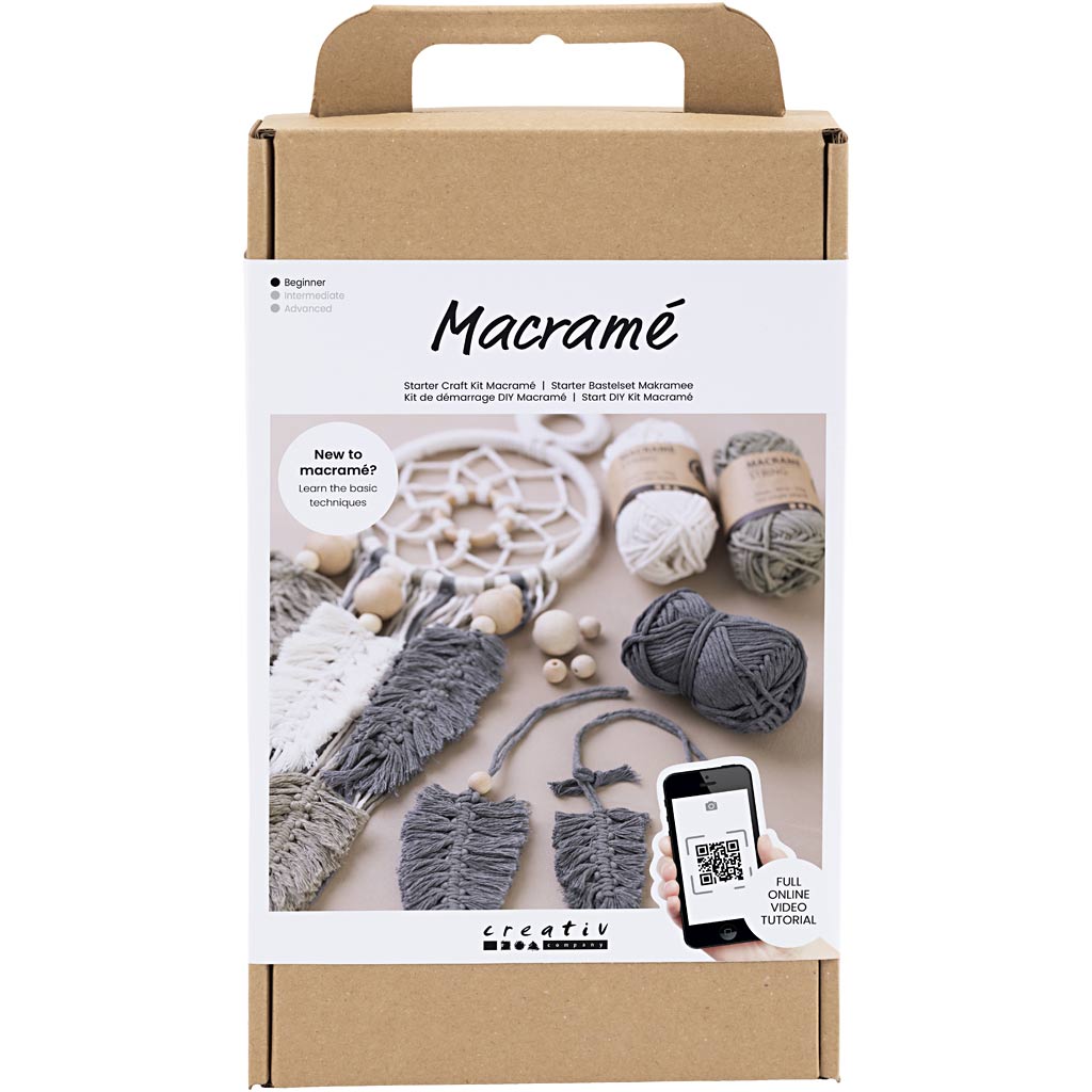 Starter Craft Kit Makramee, 1 pakk