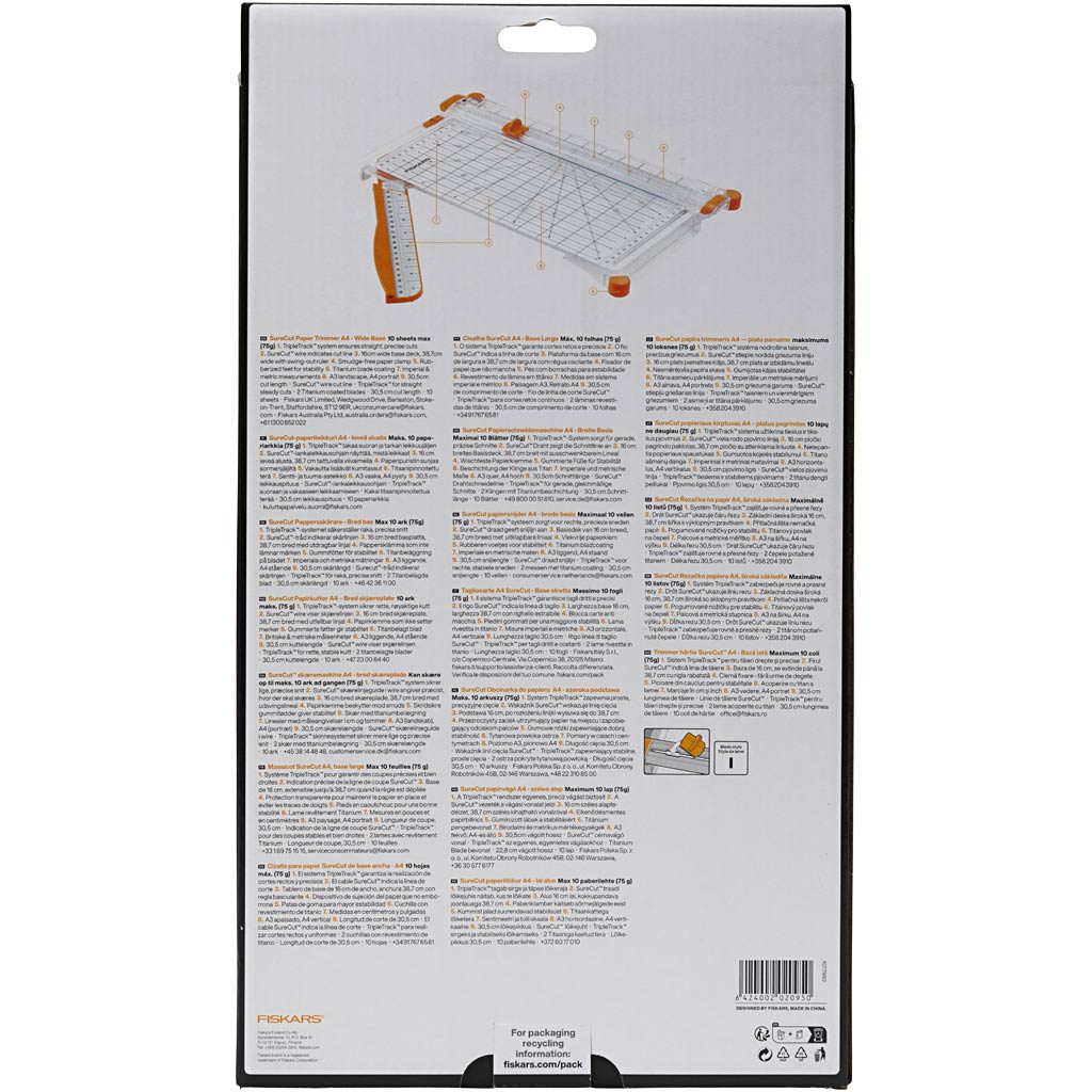 Fiskars paberitrimmer, suurus 30x37 cm, 1 tk - Image 3