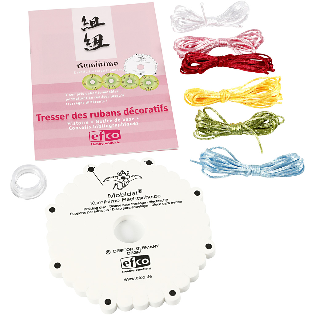 Kumihimo stardikomplekt, 1 komplekt
