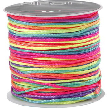 Nailonpael, paksus 1 mm, neoonvärvid, 28 m/ 1 rull