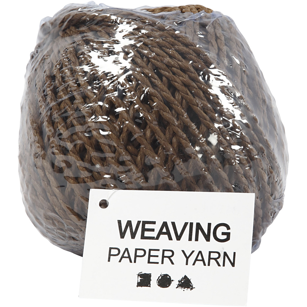 Paberlõng, paksus 2,5-3 mm, tumepruun, 150 g, 40 m/ 1 kera - Image 2