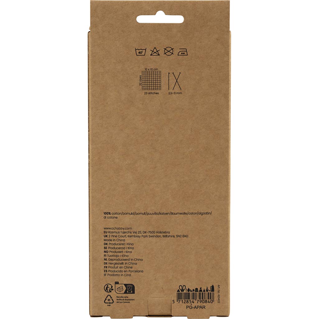 Puuvillane lõng, nr. 8/4, L: 5x50 M, sinine/roheline harmoonia, 5x20 g/ 1 pakk - Image 3