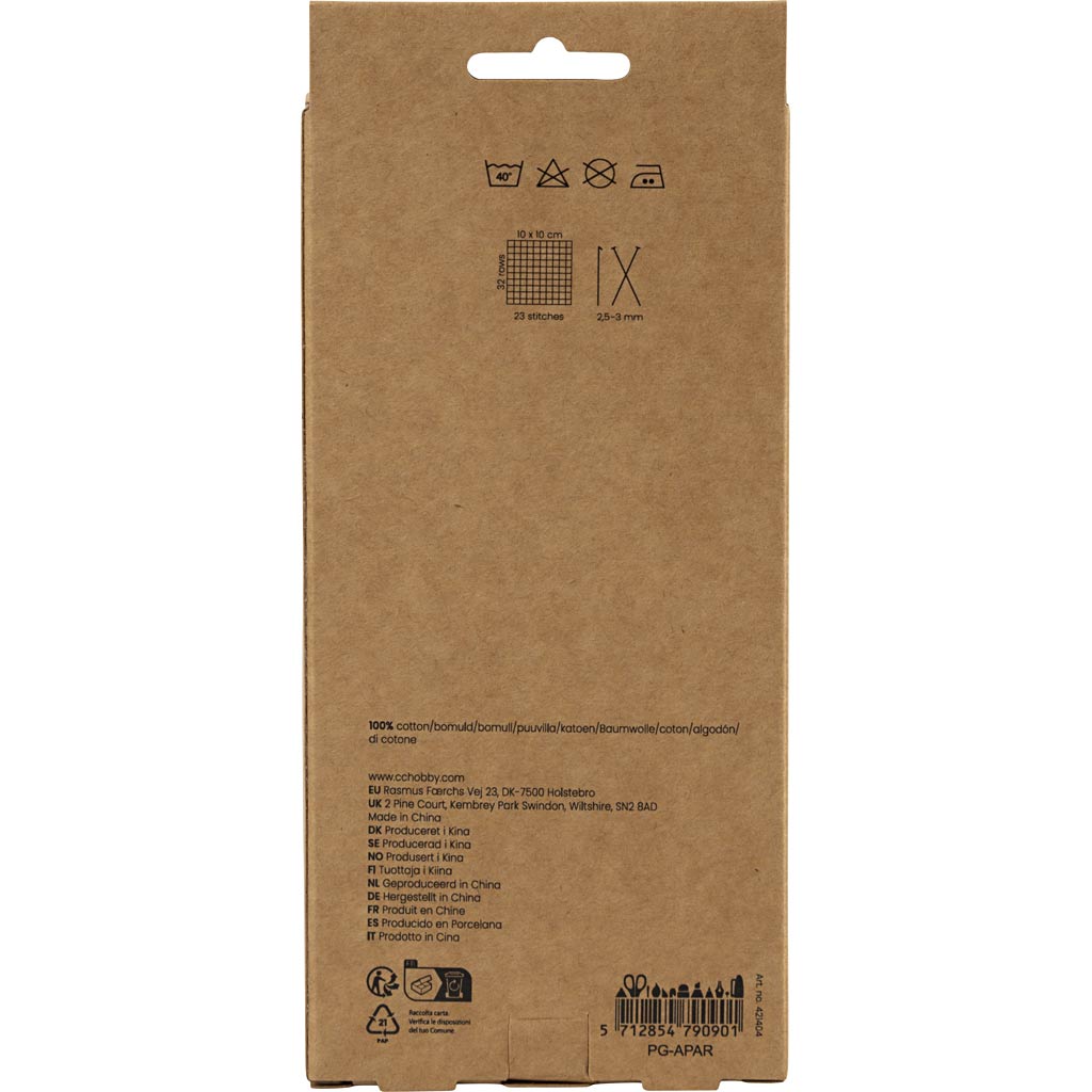 Puuvillane lõng, nr. 8/4, L: 5x50 M, värviline, 5x20 g/ 1 pakk - Image 3