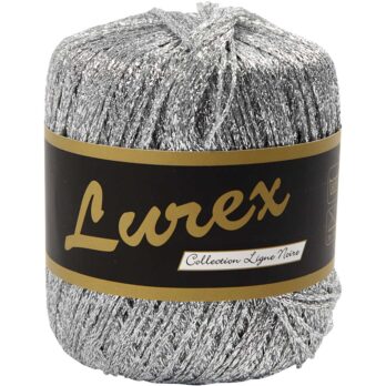 Lurex lõng, L: 160 M, hõbedane, 25 g/ 1 pallikas