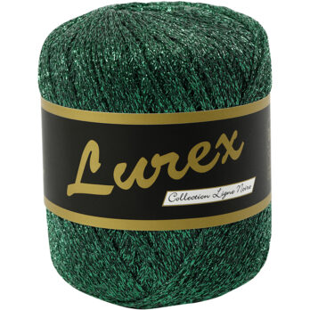 Lurex lõng, L: 160 M, roheline, 25 g/ 1 pallikas