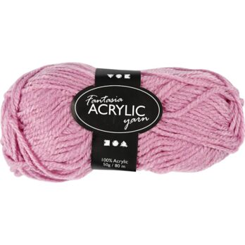 Fantasia akrüüllõng, L: 80 M, vardad 4,5-5, roosa, 50 g/ 1 pallikas