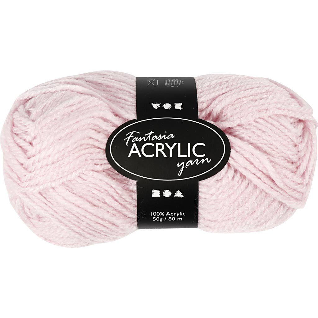 Fantasia akrüüllõng, L: 80 M, vardad 4,5-5, helepunane, 50 g/ 1 pall