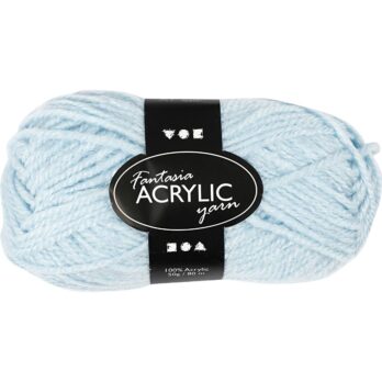 Fantasia akrüüllõng, L: 80 M, vardad 4,5-5, helesinine, 50 g/ 1 pallikas