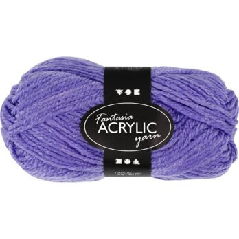 Fantasia akrüüllõng, L: 80 M, vardad 4,5-5, lilla, 50 g/ 1 pallikas