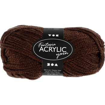 Fantasia akrüüllõng, L: 80 M, vardad 4,5-5, pruun, 50 g/ 1 pallikas