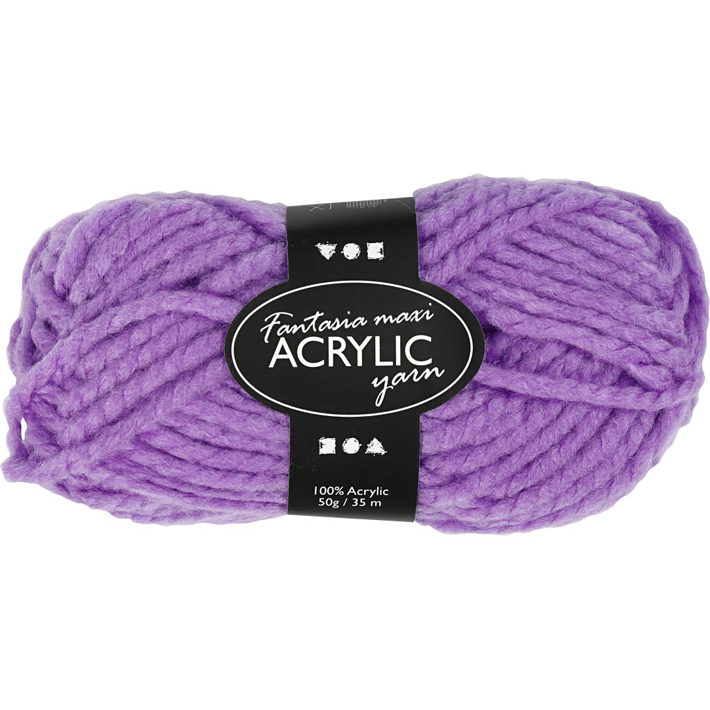 Fantasia akrüüllõng, L: 35 M, vardad 9-10, lilla, 50 g/ 1 pallikas