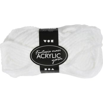 Fantasia akrüüllõng, L: 35 M, vardad 9-10, valge, 50 g/ 1 pallikas