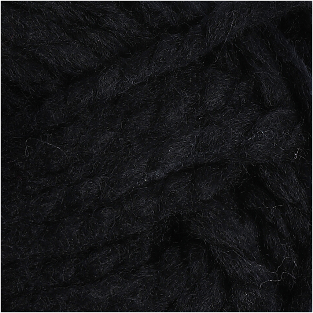 Fantasia akrüüllõng, L: 35 M, Maxi, must, 50 g/ 1 pallikas - Image 2