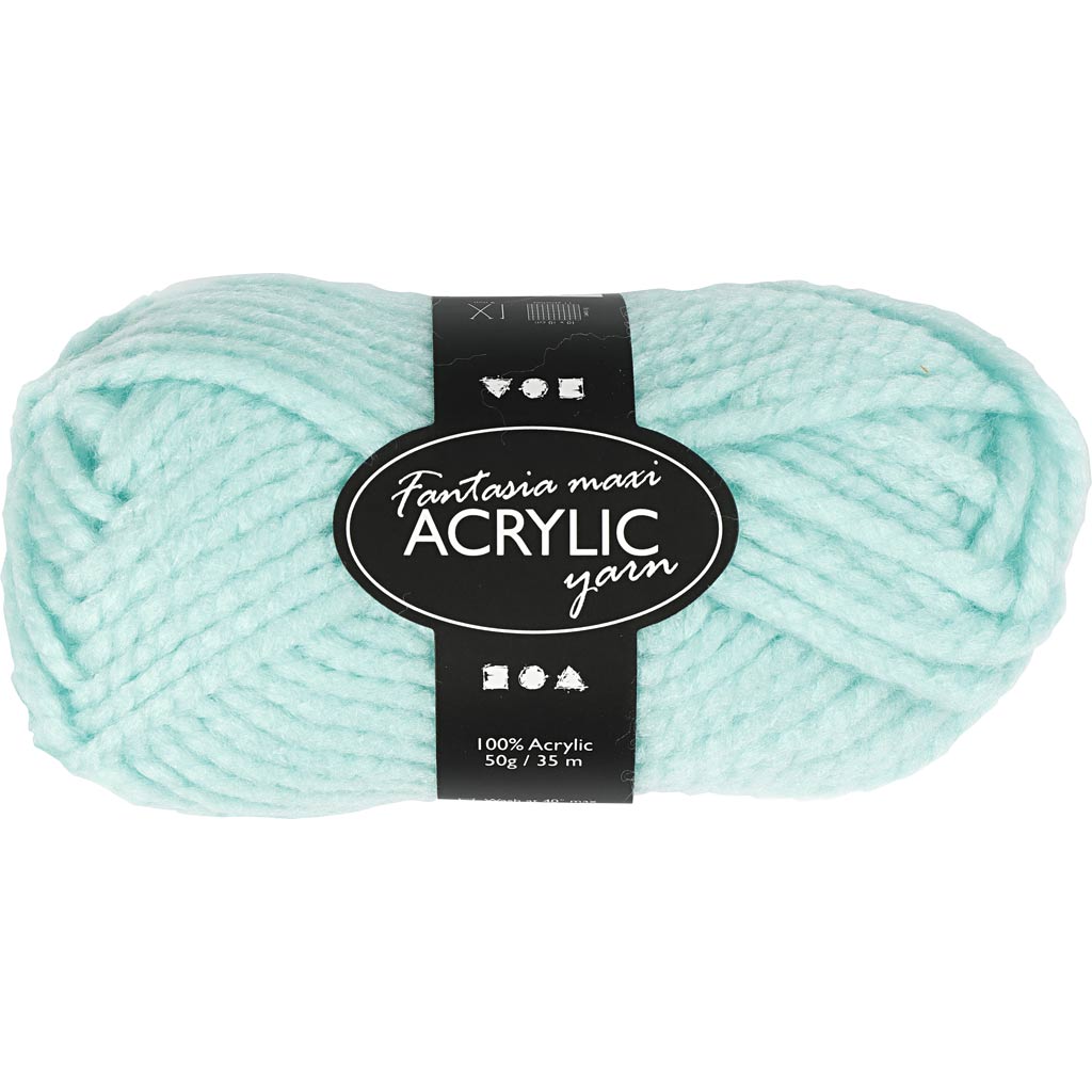 Fantasia akrüüllõng, L: 35 M, vardad 9-10, mündiroheline, 50 g/ 1 pallikas