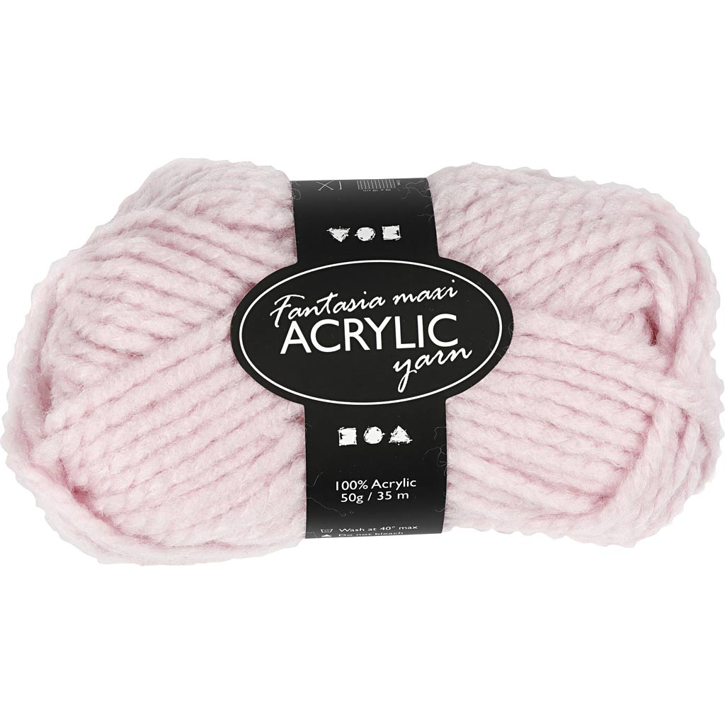 Fantasia akrüüllõng, L: 35 M, vardad 9-10, hele punane, 50 g/ 1 pall