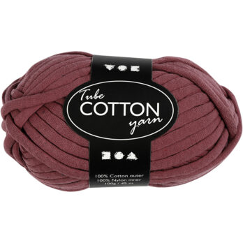 Puuvillane torulõng, L: 45 M, vardad 10-12, lilla, 100 g/ 1 pallikas