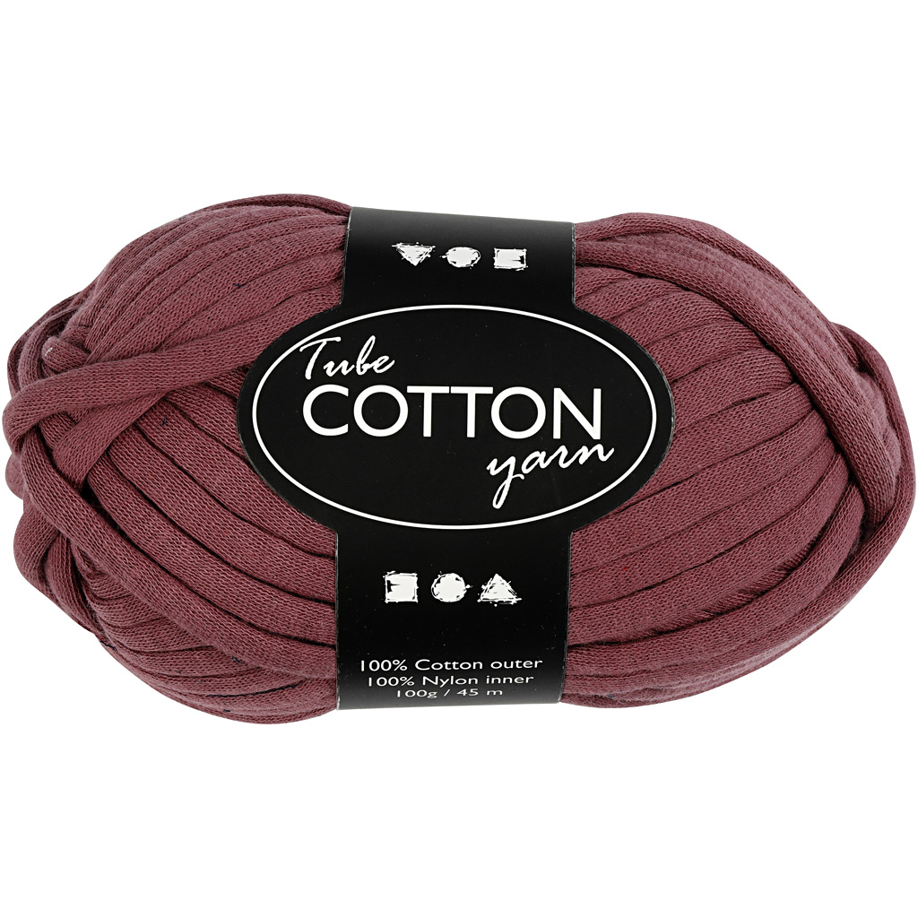 Puuvillane torulõng, L: 45 M, vardad 10-12, lilla, 100 g/ 1 pallikas