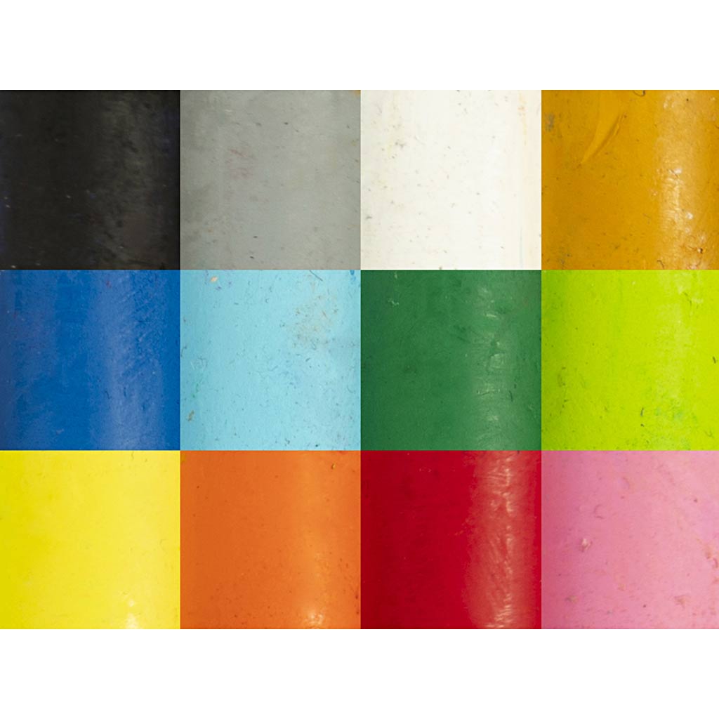Õlipastellid, L: 7 cm, paksus 11 mm, standardvärvid, 12 tk/ 1 pakk - Image 5