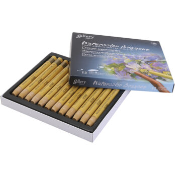 Akvarellvärvipliiatsid, kollane ooker, 12 tk/ 1 pakk