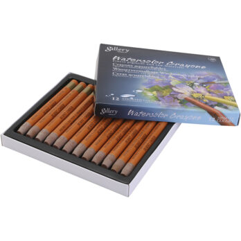 Akvarellvärvipliiatsid, põletatud umber, 12 tk/ 1 pakk