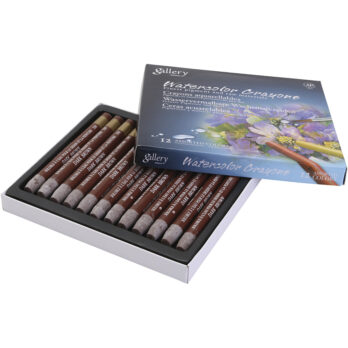 Akvarellvärvipliiatsid, tumepruun, 12 tk/ 1 pakk