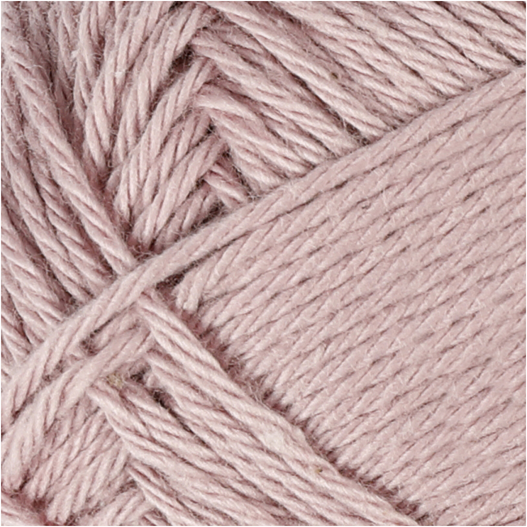 Puuvillane lõng, nr. 8/4, L: 170 M, vardad 3-3,5, lavendel, 50 g/ 1 pallikas - Image 3
